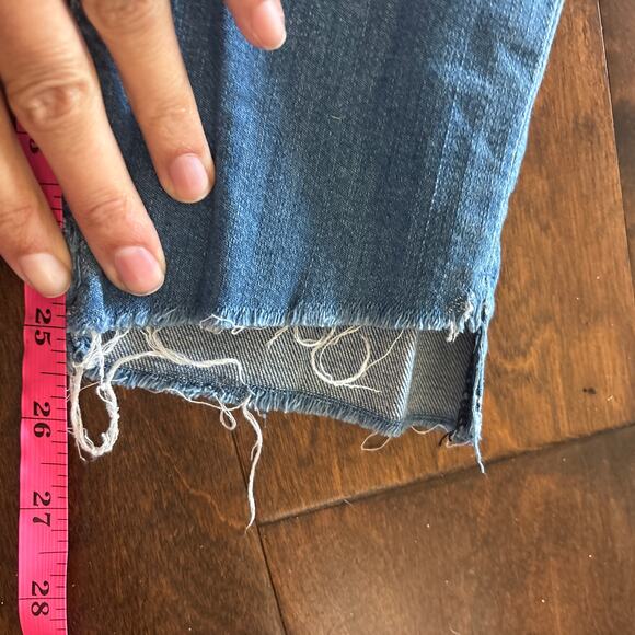 Rag & Bone Mid-Rise Skinny Step-hem Denim Capri Jeans Sunset Women's Size 27 - Picture 11 of 11